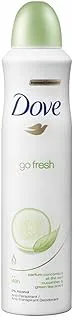 Dove go fresh cucumber aerosol anti-perspirant deodorant with moisturizing cream 250 ml