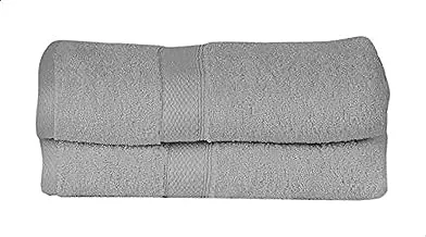 ariika Seinna face towel Grey (set of 2) 100x50 cm - Made out of 100% Giza 86 Egyptian Cotton, highly tensile double yarn for softness and durability.