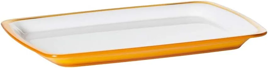 KDG International Omada SQUARE Rectangular Serving Plate, Orange, 28 x 20.5 cm, M4515GI