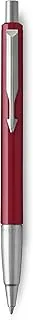 PARKER 2025453 Medium Point Vector Ballpoint Pen - Red