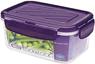 LocknLock 0.05g Rectangular container Violet 630ml, ZZF110V