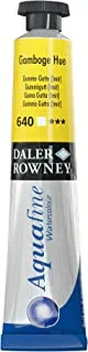 Daler Rowney 131008640 Aqua Fine Water Color - 8 ml, 640 Gamboge