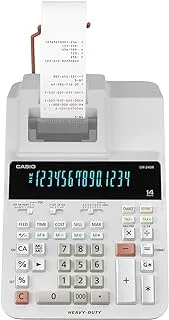 Casio dr-240r-we-e-dc dr printing calculator - white