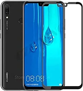 5D Glass Screen Protector Full Glue For Huawei Y9 2019 - Black