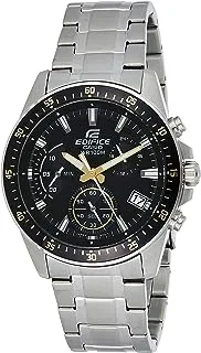 Casio edifice men's black dial stainless steel band watch - efv-540d-1a9