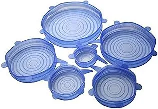 Fresh Food Cover Stretch Lids, 6-Pack of Various Sizes