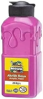 Nova color nc439 acrylic paint 250 gm - Yellow