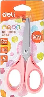 Deli 6068 comiko scissors 135 mm, assorted colors