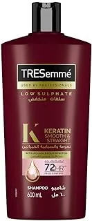 Tresemme keratin smooth shampoo with argan oil for dry & frizzy hair, 600ml