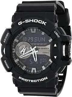 G-Shock Watch for Men, Quartz Movement, Analog-Digital Display, Black Resin Strap (GA-400GB-1ADR)