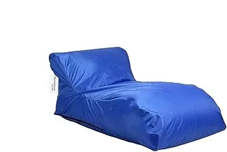 Hometown lounge waterproof bean bag, 130 x 62 cm - blue