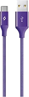 TTEC 2Dk18L Alumi Type-C Data Cable, 120 cm - Purple, USB