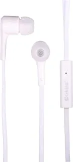 Celebrat D3 wired Earphone Stereo Ergonomic Design With Earphone plug Comfortable And High Quality For Mobile Phone 3.5mm - White Headphones Headset