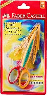 Faber Castell Craft Scissors 2 Cuts, Multi Color