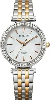 Citizen Quartz Crystal Mother of Pearl Dial Ladies Watch ER0216-59D