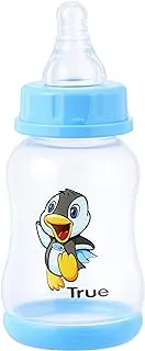 True duck-print baby feeding bottle for boys - 120 ml