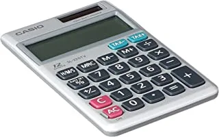 Casio sl-320tv-w-dp digital portable calculator - silver