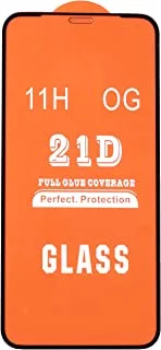 Glass 21D High Quality Tempered Screen Protector With Black Edges For Iphone 11 Pro 5.8 Inch - Transparent