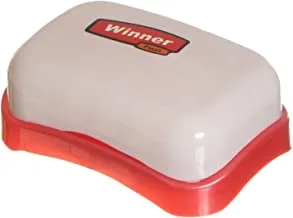 Weiner blast plastic soap holder with lid - colors vary