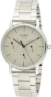 Casio watch for men mtp-e320d-9evdf analog stainless steel band silver