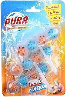 Pura toilet freshener, 3 pieces - peach