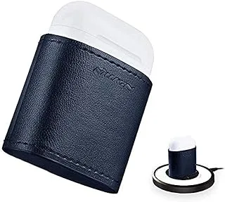 For apple airpods - NILLKIN Mate Wireless Charging Leather case - Blue