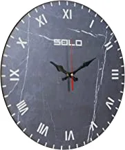 Solo B347 Wooden Round Analog Wall Clock - 40 cm