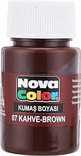 Nova color nc165 fabric colors 30 mm. - coffee