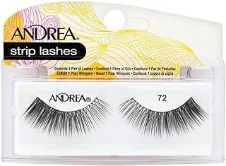 andrea Strip Eye Lashes - 72 Black