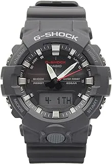 G-Shock Watch for Men, Quartz Movement, Analog-Digital Display, Black Resin Strap (GA-800-1ADR (G769)