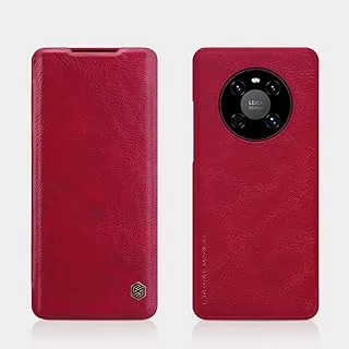 Nillkin Qin Leather Series Cover Case Designed For Huawei Mate 40/Mate 40 E - Red