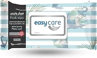 Easy Care Wet Wipes, Marine Scent, 40 Wipes