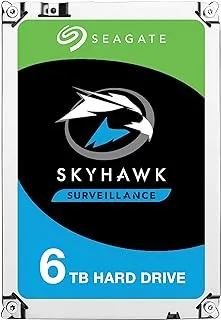 محرك الأقراص الصلبة الداخلي Seagate Skyhawk 6 تيرابايت 3.5 بوصة - ST6000VX001