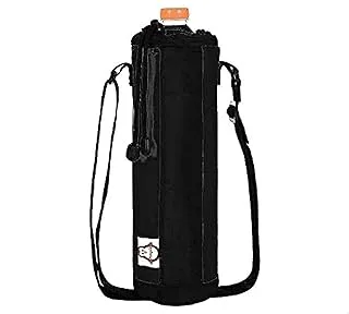 Insulated bottle bag - small - 600 millimeter waterproof - 22*7 dim - black