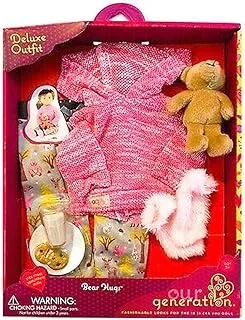 Our Generation Teddy Bear and Pajama Outfit for 18-inch Dolls