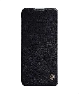 Nillkin qin leather flip cover for huawei honor 30s - black