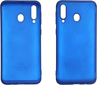 GKK 360 Degree Protection Back Cover Set of 3 for Samsung Galaxy M30 - Blue