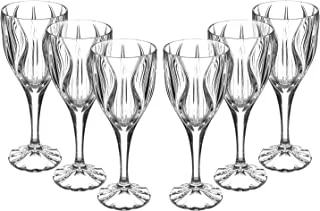 Bohemia jihlava 8591581026449 ocean non lead goblet glass, crystal, transparent