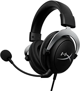 HyperX HHSC2-CG-SL/G CloudX Wired Noise Cancelling Gaming Headset with Detachable Microphone - Black