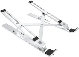 WIWU S400 Aluminium Laptop Stand, Foldable and Adjustable - Silver