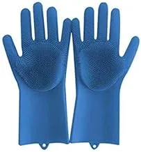 Washing Dishes and floors Gloves - Blue