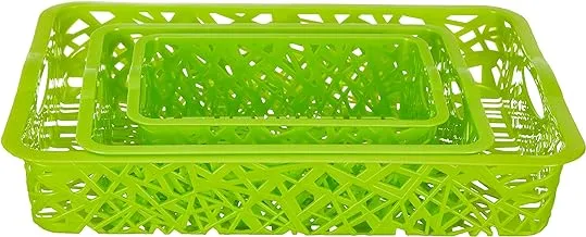 Max plast Plastic Strainer Set of 3 - Multi Color