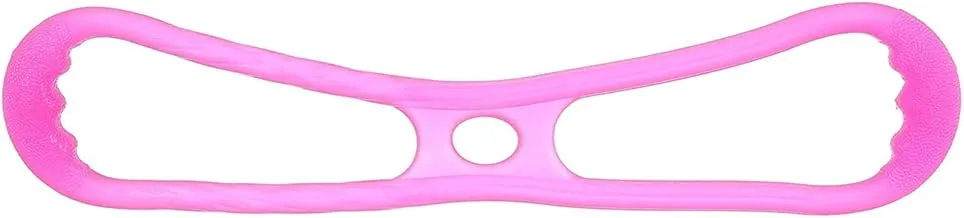 Generic Silicone chest expander for exercises - fuchsia, (12.5x11.2) cm