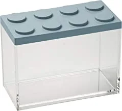 Omada Container BRICKSTORE مسحوق أزرق سم 10x20X15،5H سعة 2 لتر