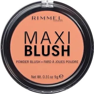 Rimmel london maxi blush pigmented powder blusher, sweet cheeks, 9 g