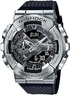 CASIO G-Shock Resin Band Analog Digital Watch for Men - Black and Silver