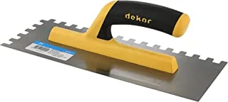 Dekor Dkr 404 Notched Trowel with Soft Handle - 30 cm