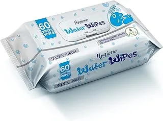 Hygiene baby water wipes, 60 pieces