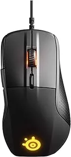 ماوس الألعاب SteelSeries Rival 710 - مستشعر بصري TrueMove3 16000 CPI - شاشة OLED - تنبيهات اللمس - إضاءة RGB ، أسود