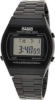 Casio Watch for Men B640WB-1ADF Digital Stainless Steel Band Black